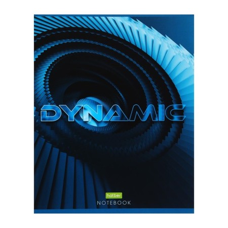 Notebook A5, 48 sheets in the Dynamic Cage, cover Cross -Located cardboard, embossing, block No. 2 (gray sheets), 5v mix-5