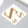 Tattoo on the body Gold "Letter - Z" 6x6 cm