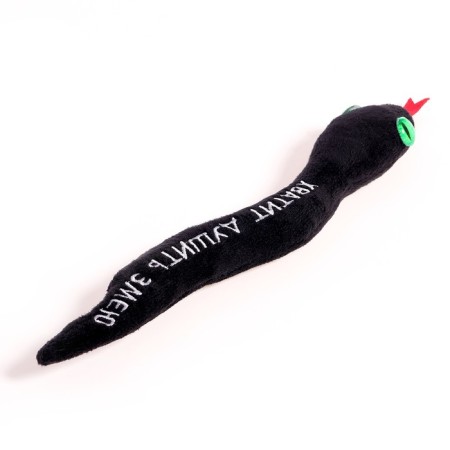 New Year! Soft toy "Enough to strangle a snake", a snake, black, 27-3