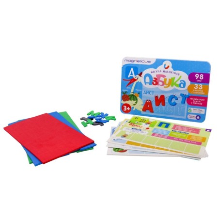 Game set for learning Magneticus "Magnetic alphabet", 27.5x19x2.5 cm-1