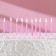 Candles for the cake "Neon", 10 pcs, pink 5 cm