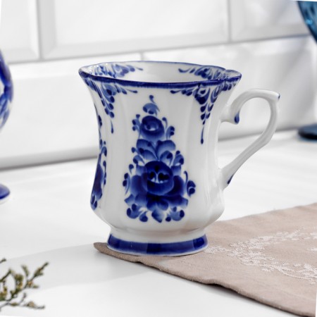 Mug "Valerian", H10cm v0.25l, Aut. Remizov in, gzhel-1