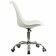 A chair for the operator Brabix Eames MG-310 Ch, chrome, white plastic, eco-leather white