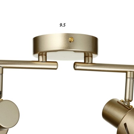 Peresvet chandelier 4x40W E14 gold 79x10x20cm-6