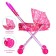 Universal stroller for dolls, with light, metal frame