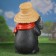 Garden figure "Mole in the hat" 26x26x45cm mix