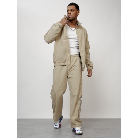 Sports suit men's, size 48, beige color-11