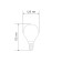 Filament Loft Globe A125 11.5W 1380lm 2400K E27 Dimmic golden sausage Rexant 1080