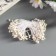 Stamens for artificial flowers "Drops white" (set 130 pcs) length 6 cm