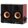 Roll speakers OK-161 2.0 black/cherry 6Wt