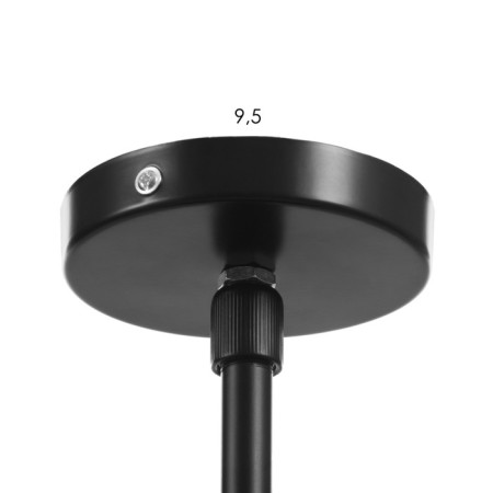 Orneo chandelier LED 24W 6000K black 30x30x30-60 cm-4