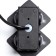 Sconces "Alir" LED 4W 3000K IP65 black and gold 10x3.8x12 cm
