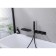 Bath mixer Abber Rund AF8731B, hidden installation, shower set, shelf, black
