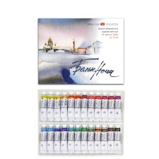 A watercolor art in a tube, 24 colors x 10 ml, ZHK 
