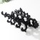 Hooks decorative cast iron "Heraldic lily with leaves" 13.6x12.8x38 cm