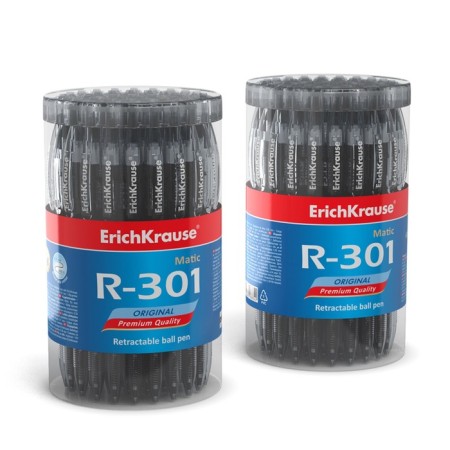 Ballic handle Erichkrause R-301 Original Matic, node 0.7 mm, automatic, black ink black-2