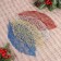 Decor shine "Birch sheet" 14x28 cm, mix