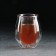A glass glass glass with double walls Magistro "Stock", 180 ml