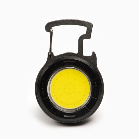 Battery Light, with a carbine and opener, 5 watts, 500 mAh, 500 lm, COB, 7.5x5x2.5 cm-1