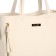 Women's bag with lightning, beige color