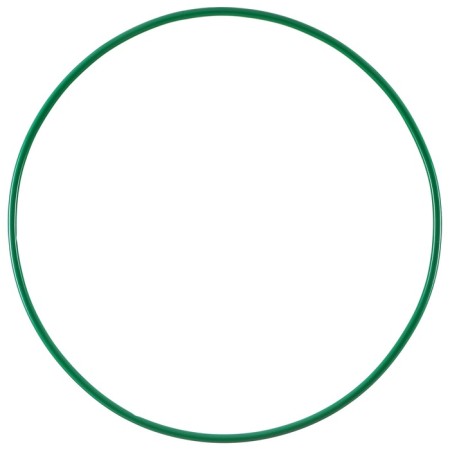 The hoop is gymnastic, aluminum, d = 75 cm, the color of mix-2