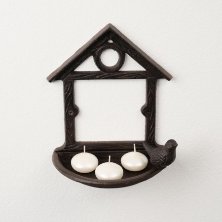 Souvenir cast iron stand "Bird at the house" 19.5x10.5x20 cm-4
