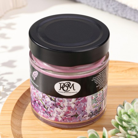 Candle in the bank Aromatic "Lilac", 25 hours-3