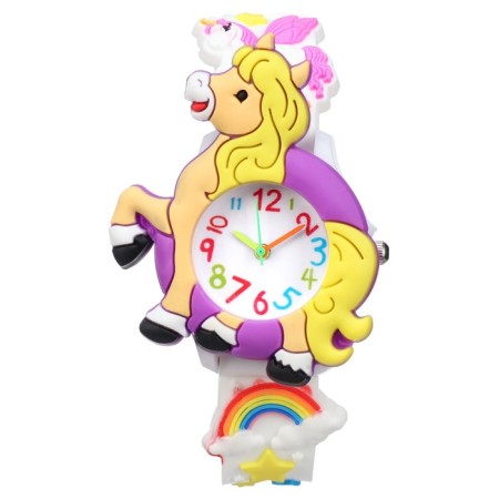 Watch is a beard, "pony", d-2 cm, strap silicone L-21 cm