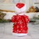 Santa Claus "Long fur coat, with a Christmas tree" 17 cm