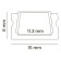 Aluminum profile LED Strip Alm001S-2M, 200x1.5x0.6 cm, silver color