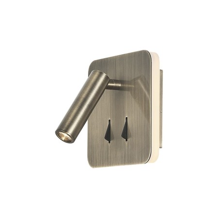Wall lamp Mantra Cayman, Led, 210+410lm, 3000k, 130x116x130 mm, bronze color