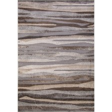 Rectangular carpet Merinos Ibiza, size 200x290 cm, color-grray color