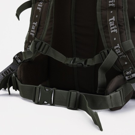 Tourist backpack, TAIF, 65 l, lightning department, 3 outer pockets, olive color-5