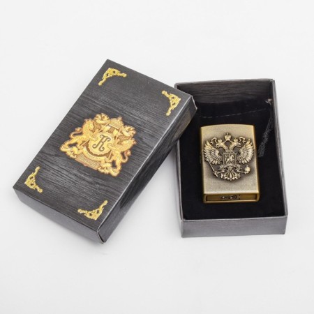 Gas lighter "Emblem", 3.5 x 5.5 cm, mix-8