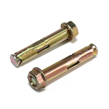 Anchor bolt of scrap, with a nut, galvanized, 10x60 mm, 110 pcs