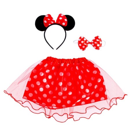 Carnival set "Mouse", 3 objects: skirt, rim, butterfly