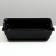 Deep toilet without a mesh 36 x 26 x 9 cm, black