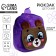 Baby backpack for the girl "Bear", 22x17 cm
