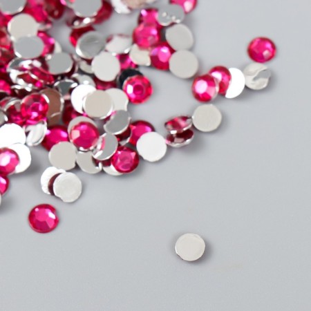 Decor for creativity in the bottle "Rhuba. Fuchsia" set 500 pcs d = 0.5 cm 7x2x2 cm-2