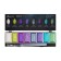 Watercolor paints, mother -of -pearl, + brush, in a plastic box, 8 colors