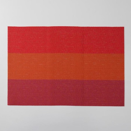 Serving napkin on the table "Three stripes", 45 × 30 cm, terracotta color-1