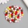 Pearls self-adhesive "assorted 1" d-0.7 cm set 10 grams