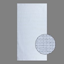 Canvas for embroidery No. 14, 40 × 150 cm, white color