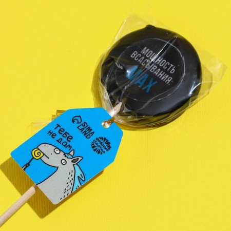 Lollipop with a seal on the stick "Hasten power", taste: Cola, 25 g.-3