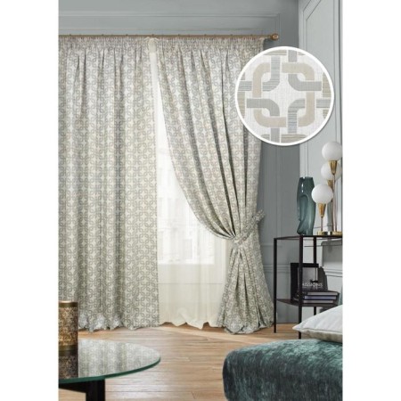 Set of curtains on braid Bernard, size 400x270 cm, tulle - 450x270 cm-1