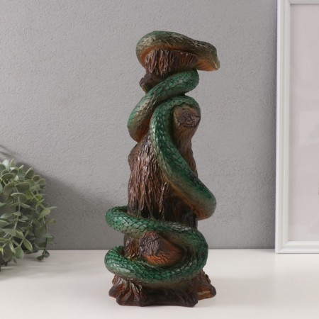 New Year's figure "Snake on the hemp" 33 x 14 x 15 cm.-2