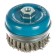 Brush for Ushm Zubble 35271-100_z02, "Cup", steel, wicker bunches, 0.8 mm, 100 mm x M14