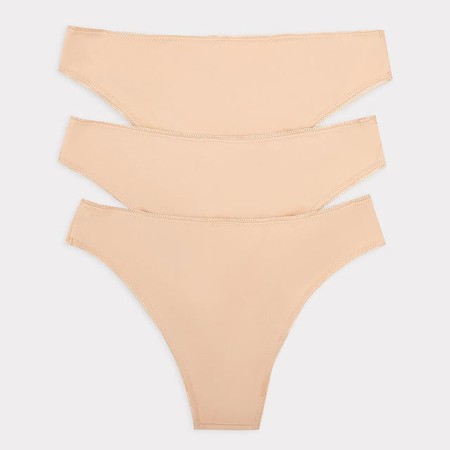 Set of female panties of Brazilian (3pcs), fried almonds, size 48 (l)-3