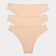 Set of female panties of Brazilian (3pcs), fried almonds, size 48 (l)
