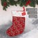 Soft suspension "Nosok - frosty patterns" 22x35 cm, red